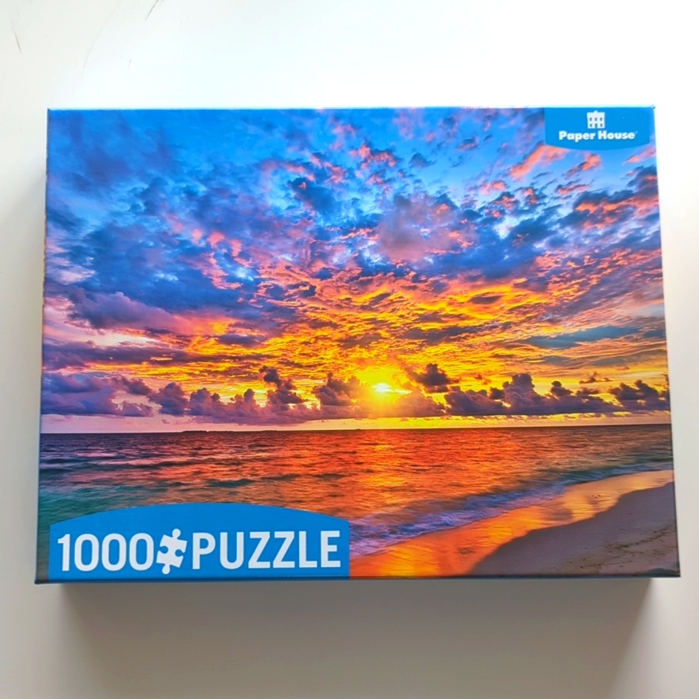 1000 piece jigsaw puzzle, sunset